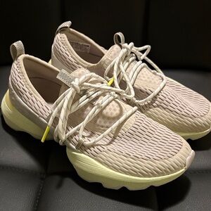 Sorel Beige and Yellow Women's Sneakers